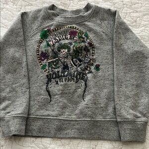 💀🌹Zadig & Voltaire Gray skeleton studded Sweatshirt🥀💀size 8